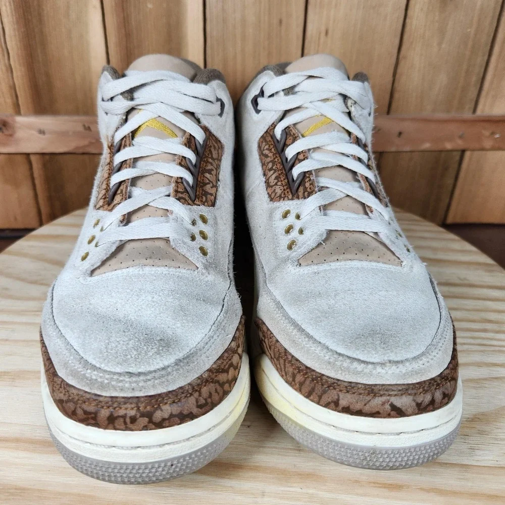 Jordan Air Jordan‎ 3 Retro Palomino Shoes Mens 8 Brown Suede Sneakers CT8532-102